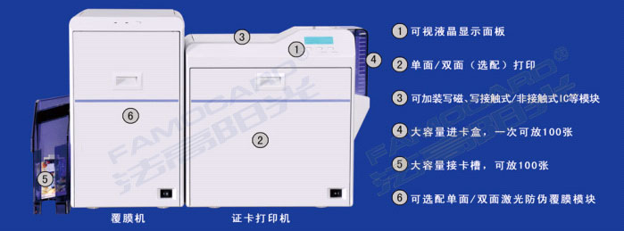 JVC CX9300再转印高清晰防伪证卡打印机